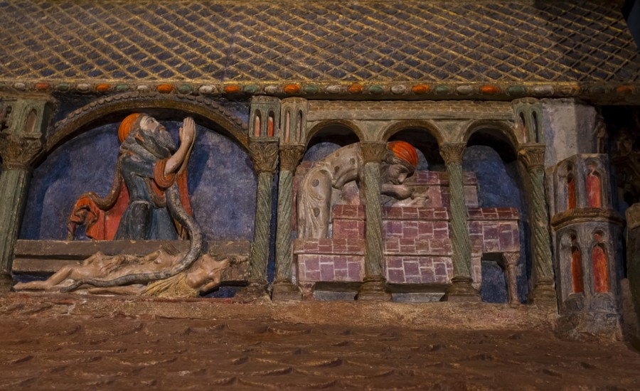 Pasaje del cenotafio de San Vicente. Ávila