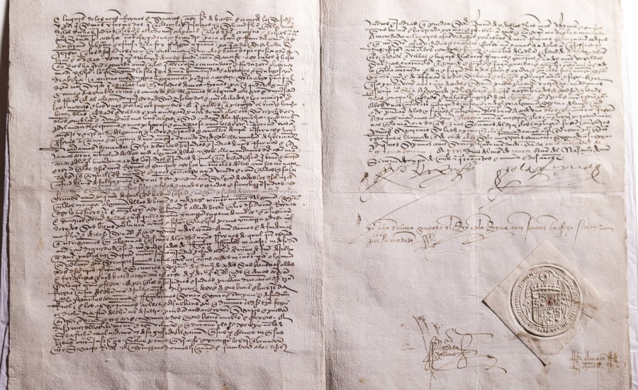 Edicto de expulsión de los Reyes Católicos a los judíos. Ávila