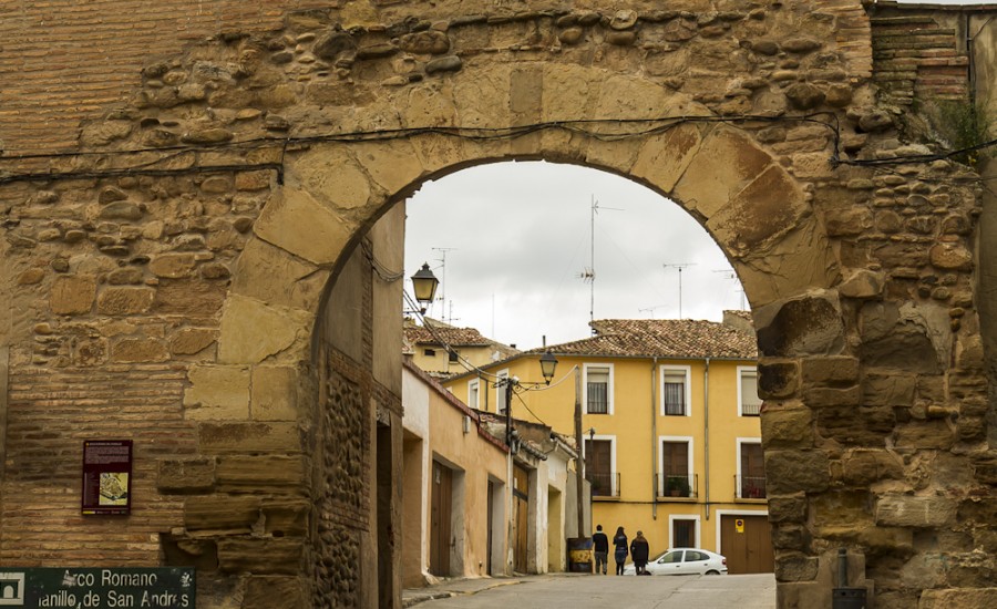 Arco romano del Planillo de San Andrés. Calahorra