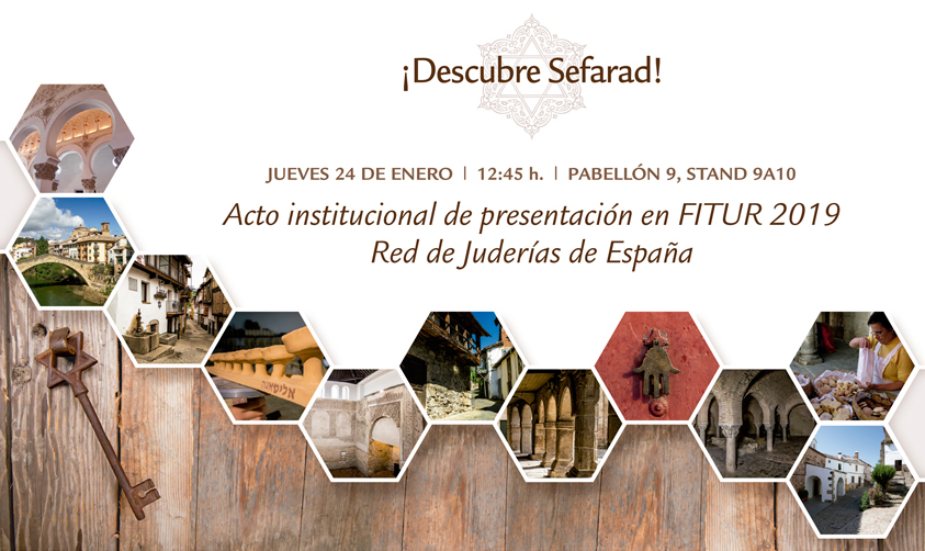 La Red de Juderías de España presentará su oferta turística en FITUR, la feria de turismo más importante de España.