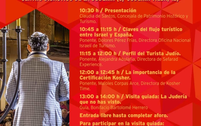 Segovia acoge el próximo 10 de mayo la I Jornada de Turismo Sefardí, dirigida a profesionales del sector turístico y a todos los interesados en el legado judío de la ciudad.