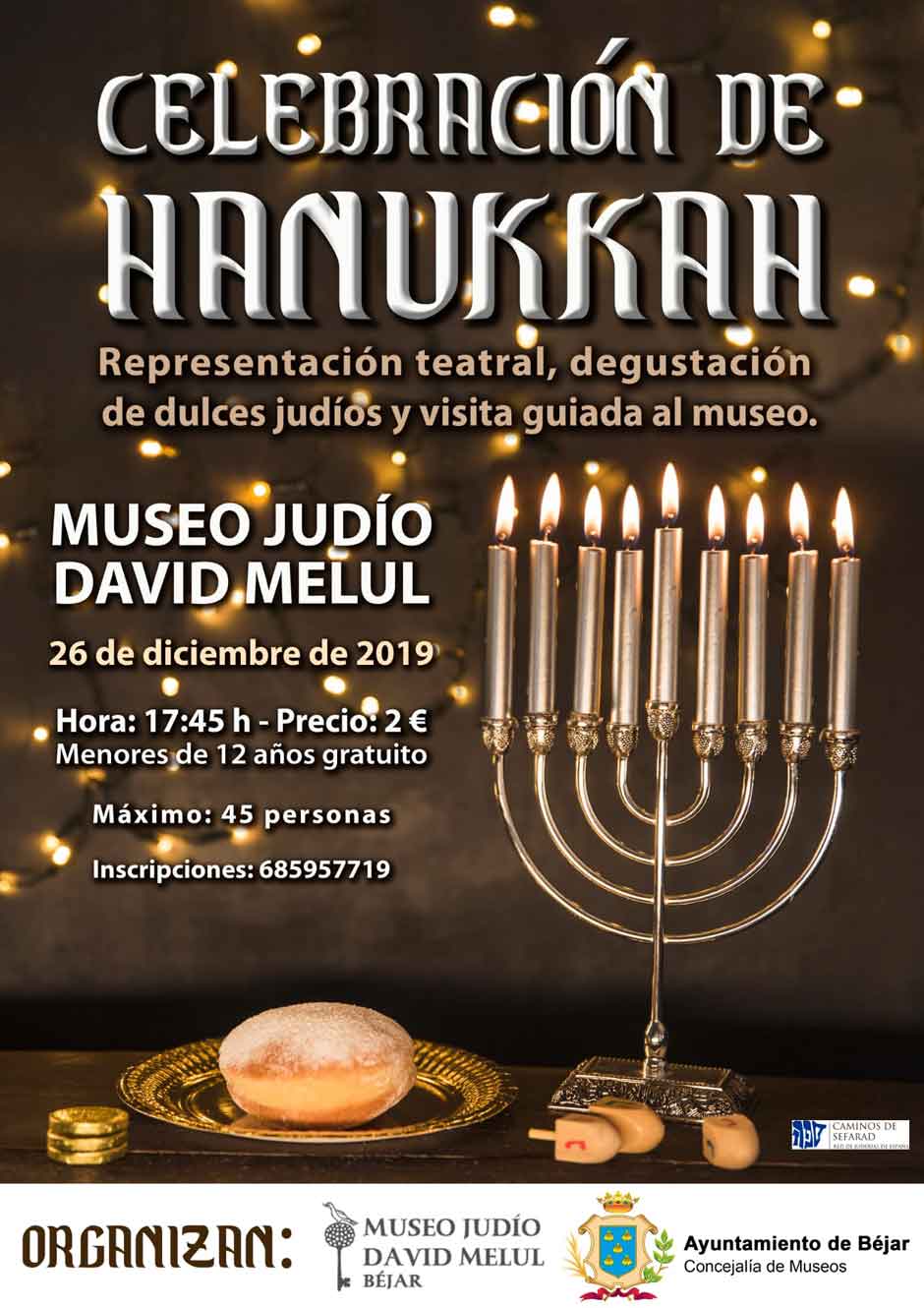 Hanukkah en el Museo Judío David Melul de Béjar