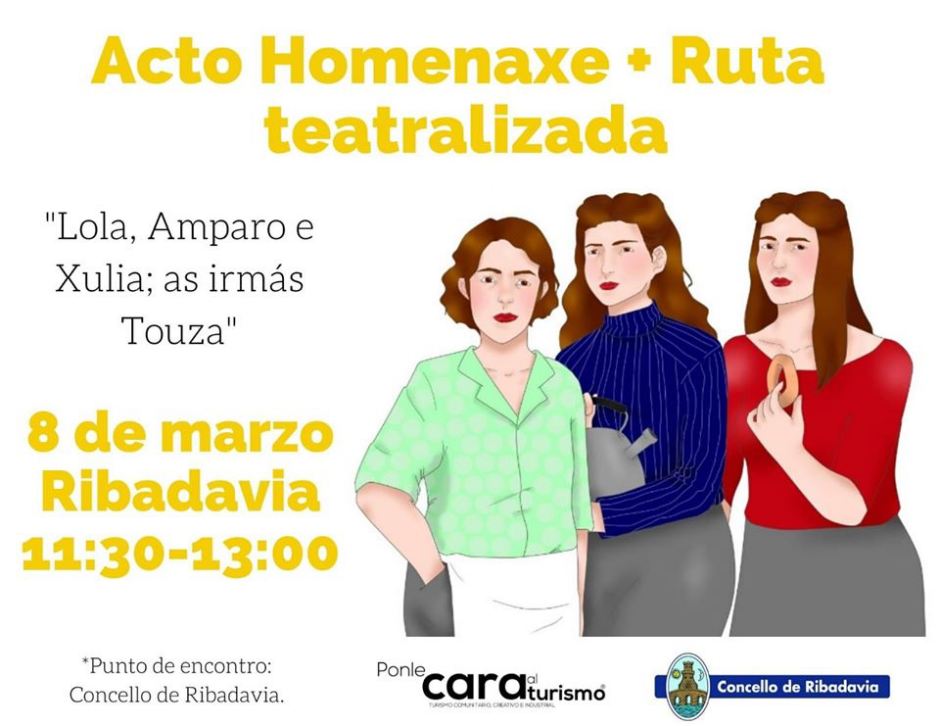 El 8 de marzo, con motivo del Día Internacional de la Mujer, el Concello de Ribadaviaorganiza un acto de homenaje a las Hermanas Touzá | Red de Juderías de España