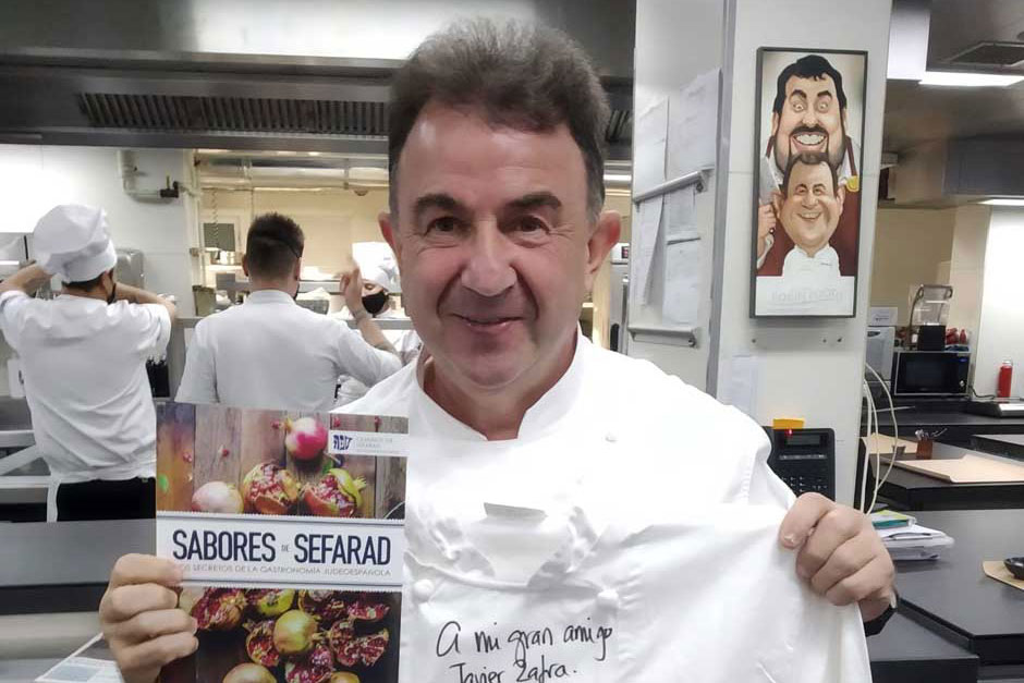 Martín Berasategui y Pedro Subijana, dos de los cocineros más importantes del mundo, promocionan en sus redes sociales el proyecto gastronómico de la Red de Juderías de España.