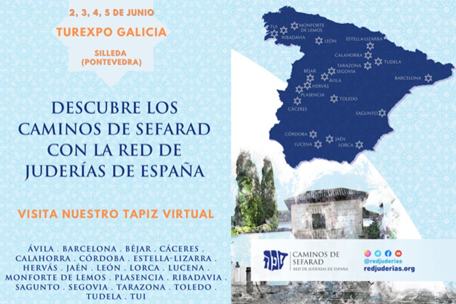 La Red de Juderías de España participa en Turexpo Galicia, el Salón Turístico de Galicia, uno de los principales puntos de encuentro a nivel nacional del sector turístico