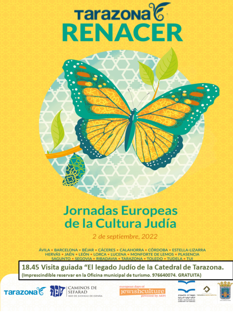 Jornada Europea de la Cultura Judía en Tarazona | Red de Juderías de España 