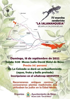 IV Marcha senderista "La Salamanquesa" en Béjar | Red de Juderías de España Caminos de Sefarad