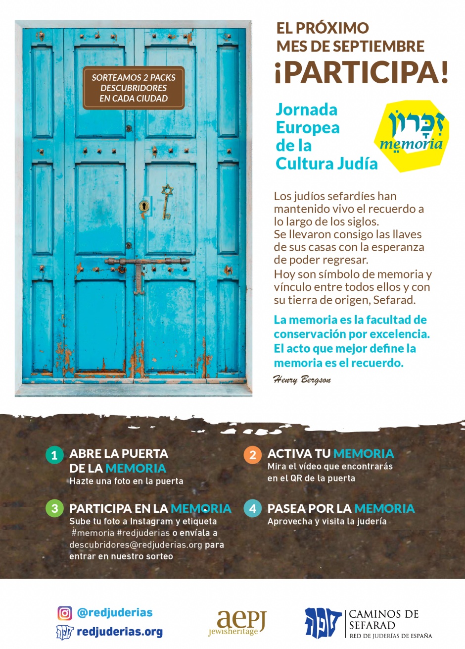 Las ciudades de la Red de Juderías se preparan para celebrar una nueva edición de las Jornadas Europeas de la Cultura Judía